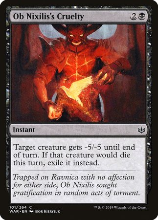 Ob Nixilis's Cruelty [War of the Spark] | Exor Games New Glasgow