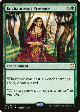 Enchantress's Presence [Commander 2018] | Exor Games New Glasgow