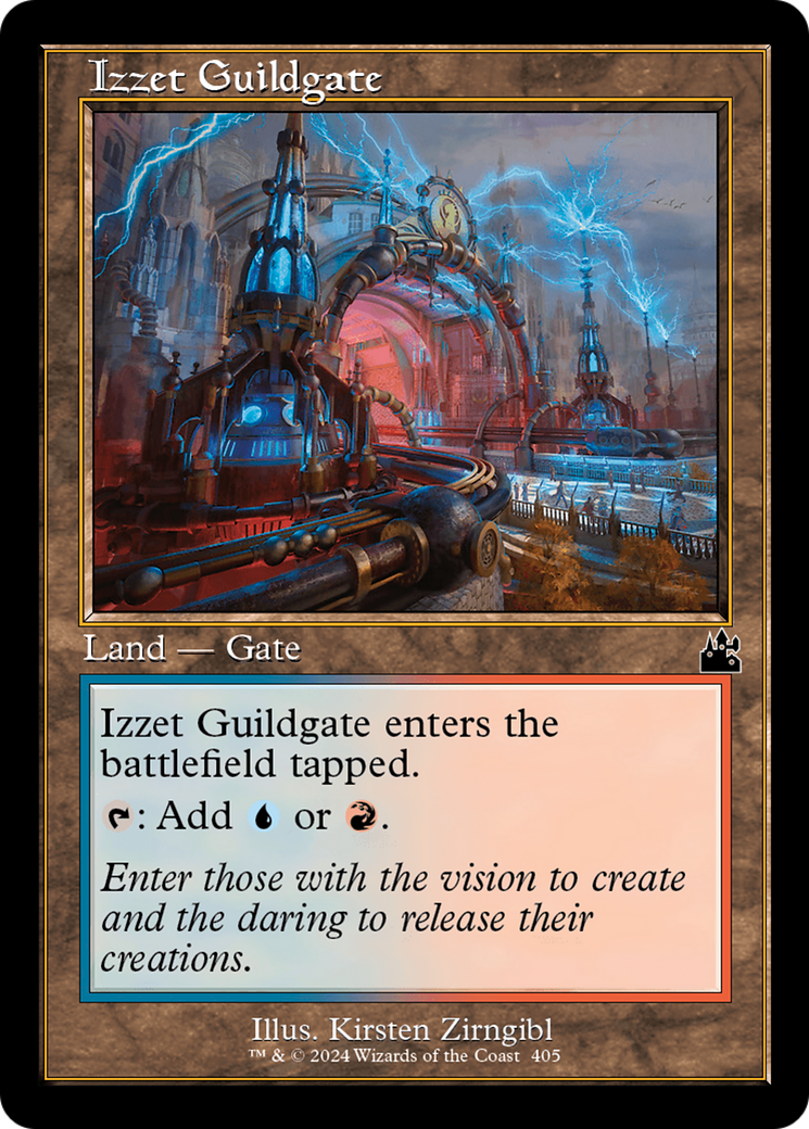 Izzet Guildgate (Retro Frame) [Ravnica Remastered] | Exor Games New Glasgow