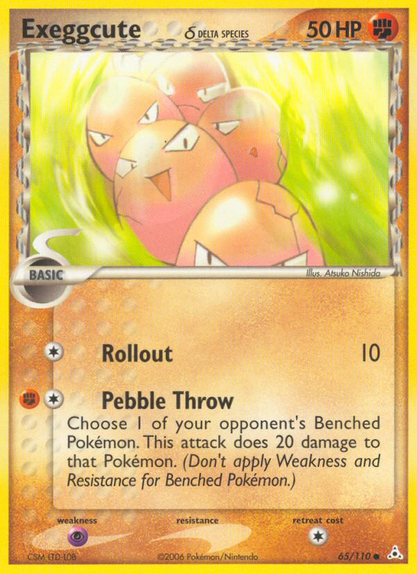 Exeggcute (65/110) (Delta Species) [EX: Holon Phantoms] | Exor Games New Glasgow