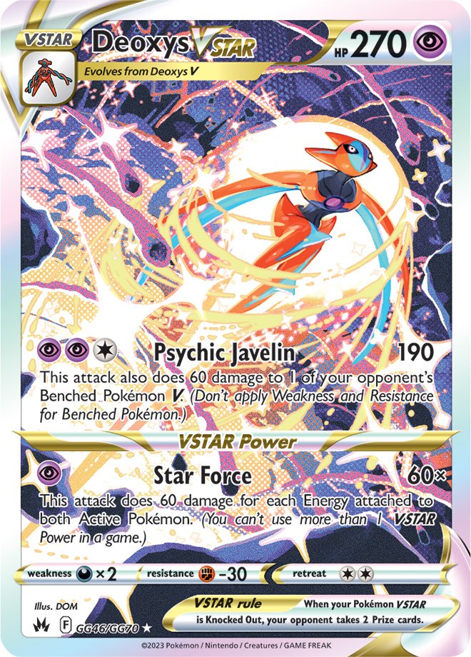 Deoxys VSTAR (GG46/GG70) [Sword & Shield: Crown Zenith] | Exor Games New Glasgow