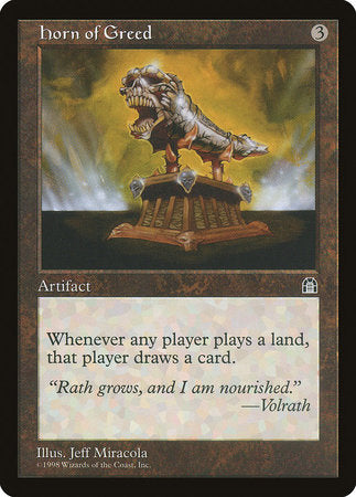 Horn of Greed [Stronghold] | Exor Games New Glasgow