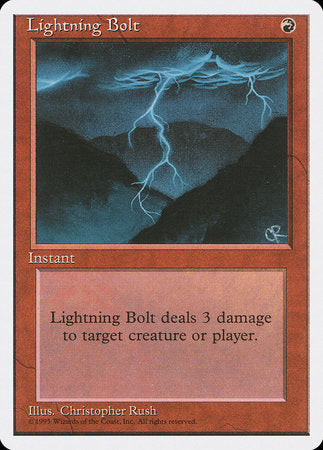 Lightning Bolt [Fourth Edition] | Exor Games New Glasgow