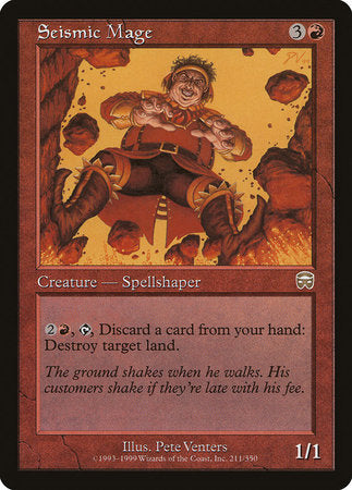 Seismic Mage [Mercadian Masques] | Exor Games New Glasgow
