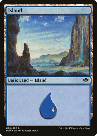 Island (75) [Duel Decks: Speed vs. Cunning] | Exor Games New Glasgow