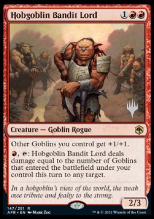 Hobgoblin Bandit Lord (Promo Pack) [Dungeons & Dragons: Adventures in the Forgotten Realms Promos] | Exor Games New Glasgow