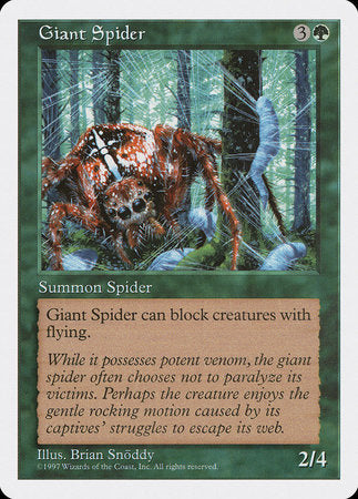 Giant Spider [Fifth Edition] | Exor Games New Glasgow