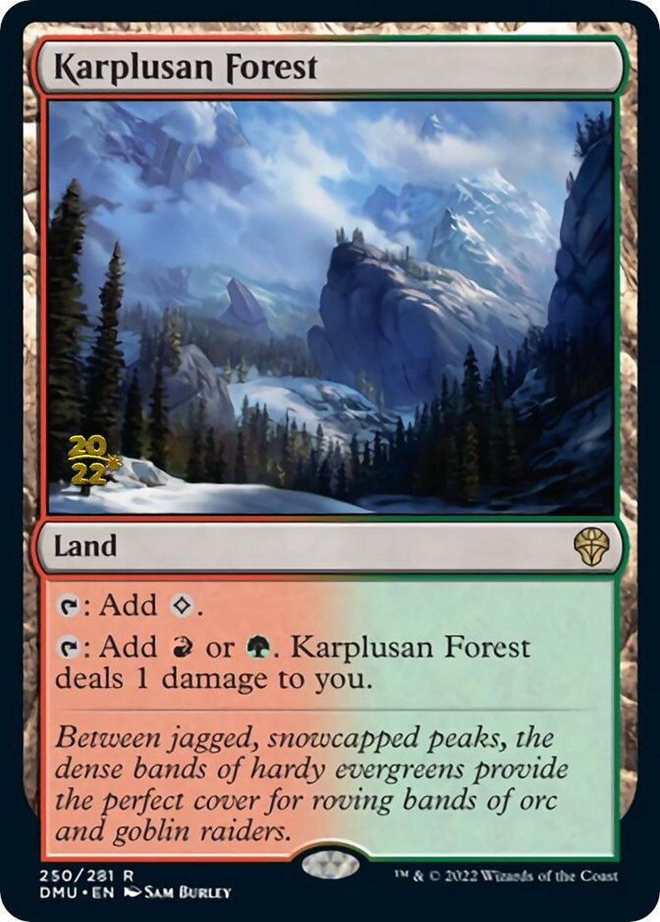 Karplusan Forest [Dominaria United Prerelease Promos] | Exor Games New Glasgow