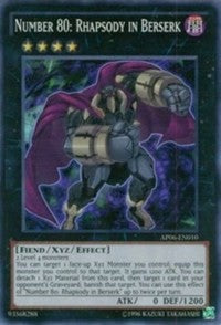 Number 80: Rhapsody in Berserk [AP06-EN010] Super Rare | Exor Games New Glasgow
