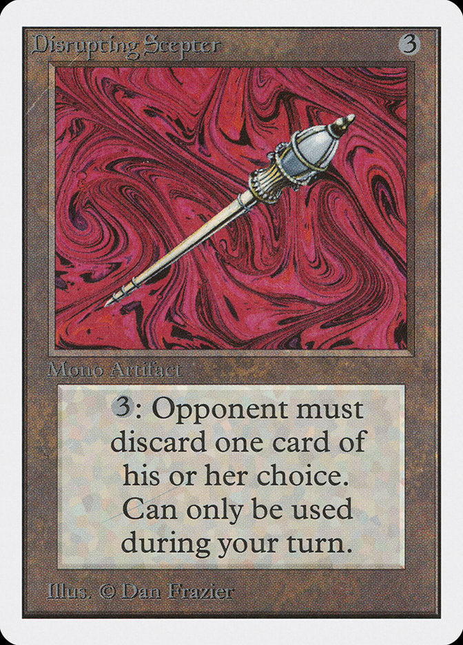 Disrupting Scepter [Unlimited Edition] | Exor Games New Glasgow