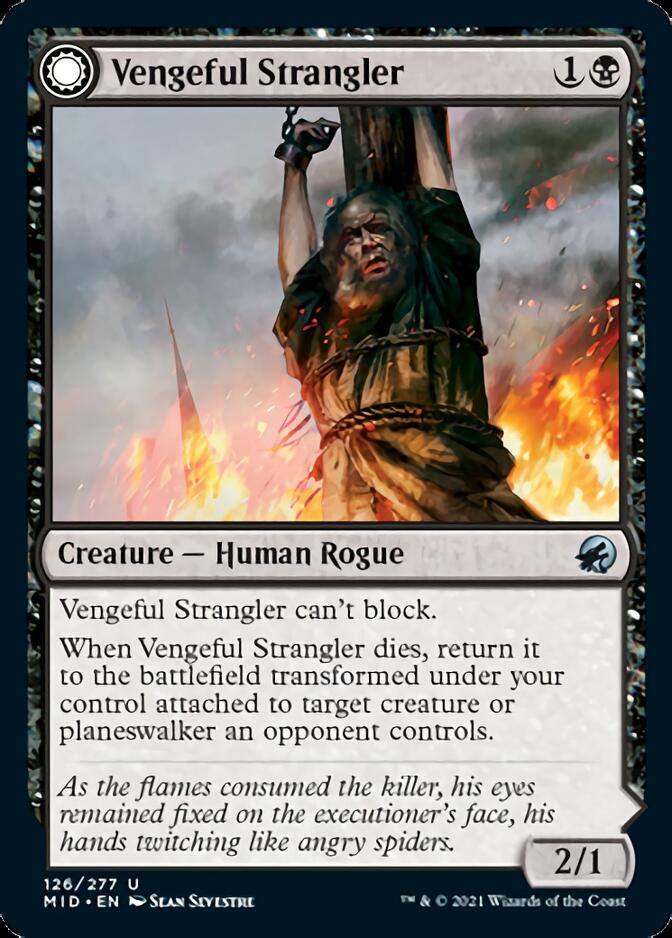 Vengeful Strangler // Strangling Grasp [Innistrad: Midnight Hunt] | Exor Games New Glasgow