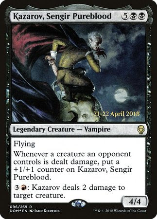 Kazarov, Sengir Pureblood [Dominaria Promos] | Exor Games New Glasgow