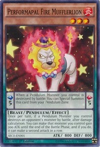 Performapal Fire Mufflerlion [SECE-EN001] Common | Exor Games New Glasgow