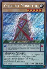 Qliphort Monolith [SECE-EN020] Secret Rare | Exor Games New Glasgow