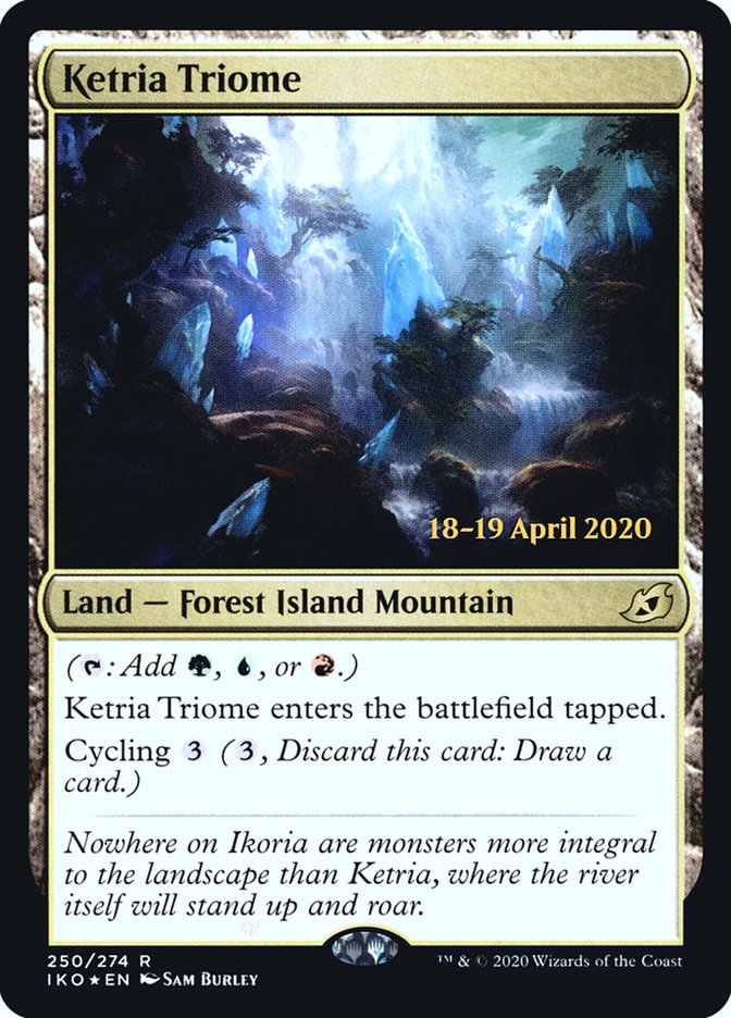 Ketria Triome  [Ikoria: Lair of Behemoths Prerelease Promos] | Exor Games New Glasgow