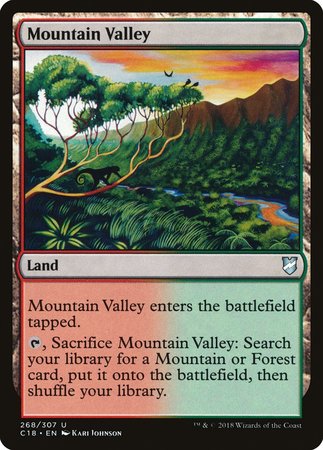 Mountain Valley [Commander 2018] | Exor Games New Glasgow