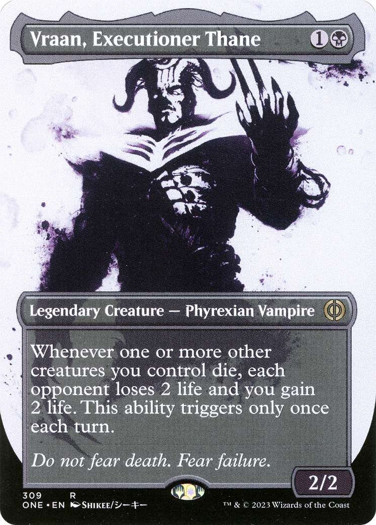 Vraan, Executioner Thane (Borderless Ichor) [Phyrexia: All Will Be One] | Exor Games New Glasgow