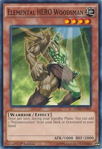 Elemental HERO Woodsman [SDHS-EN003] Common | Exor Games New Glasgow