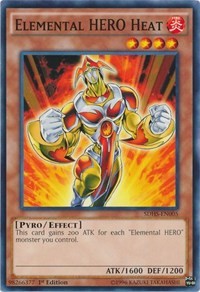 Elemental HERO Heat [SDHS-EN005] Common | Exor Games New Glasgow