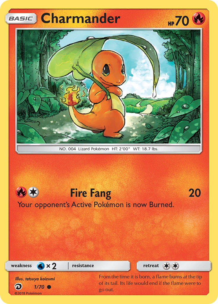 Charmander (1/70) [Sun & Moon: Dragon Majesty] | Exor Games New Glasgow