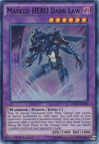 Masked HERO Dark Law [SDHS-EN044] Super Rare | Exor Games New Glasgow