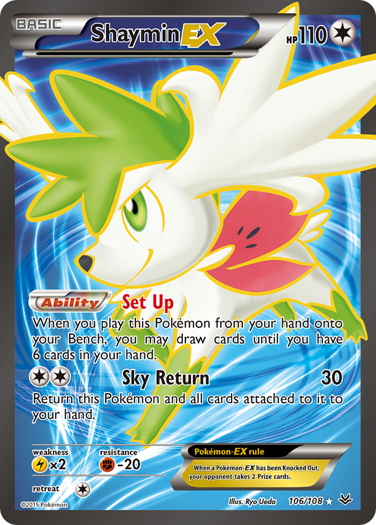 Shaymin EX (106/108) [XY: Roaring Skies] | Exor Games New Glasgow