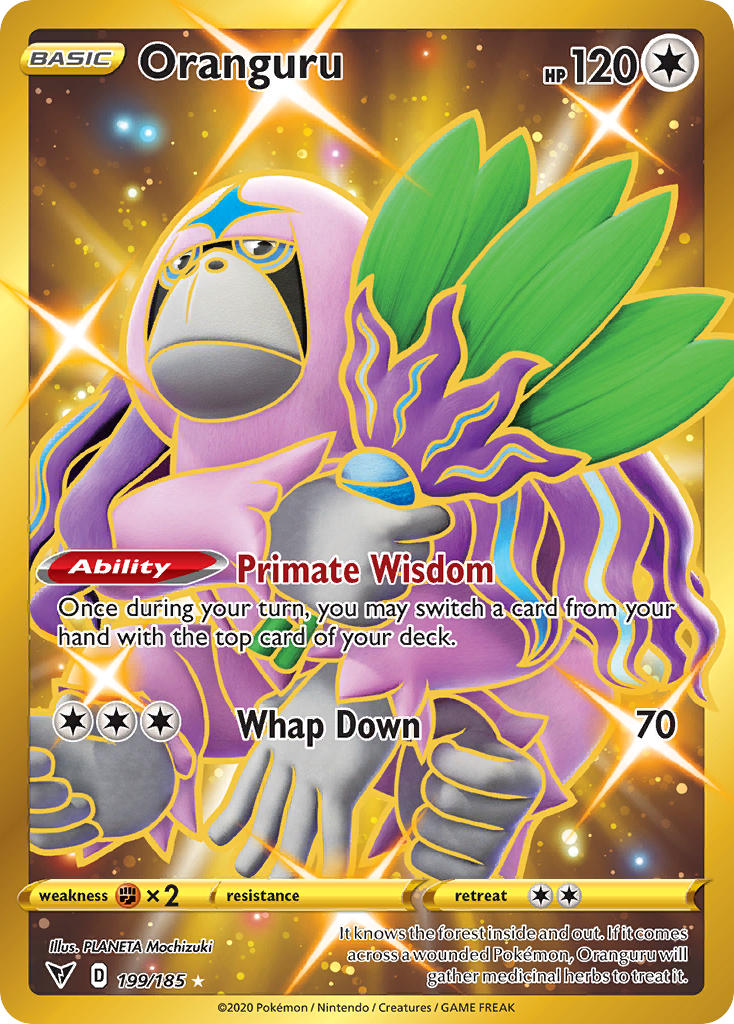 Oranguru (199/185) [Sword & Shield: Vivid Voltage] | Exor Games New Glasgow