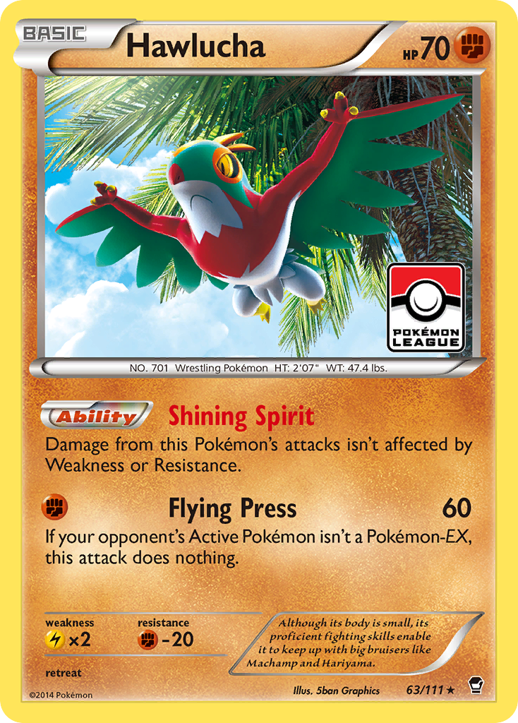 Hawlucha (63/111) [XY: Furious Fists] | Exor Games New Glasgow