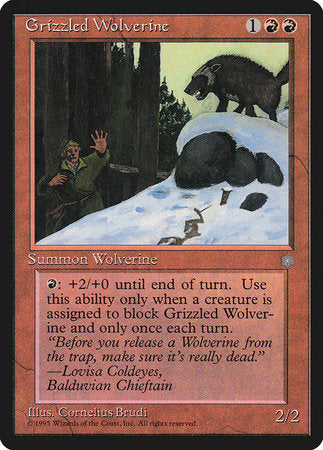 Grizzled Wolverine [Ice Age] | Exor Games New Glasgow