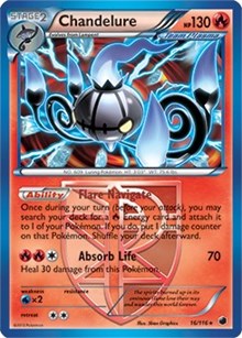 Chandelure (16/116) (Theme Deck Exclusive) [Black & White: Plasma Freeze] | Exor Games New Glasgow