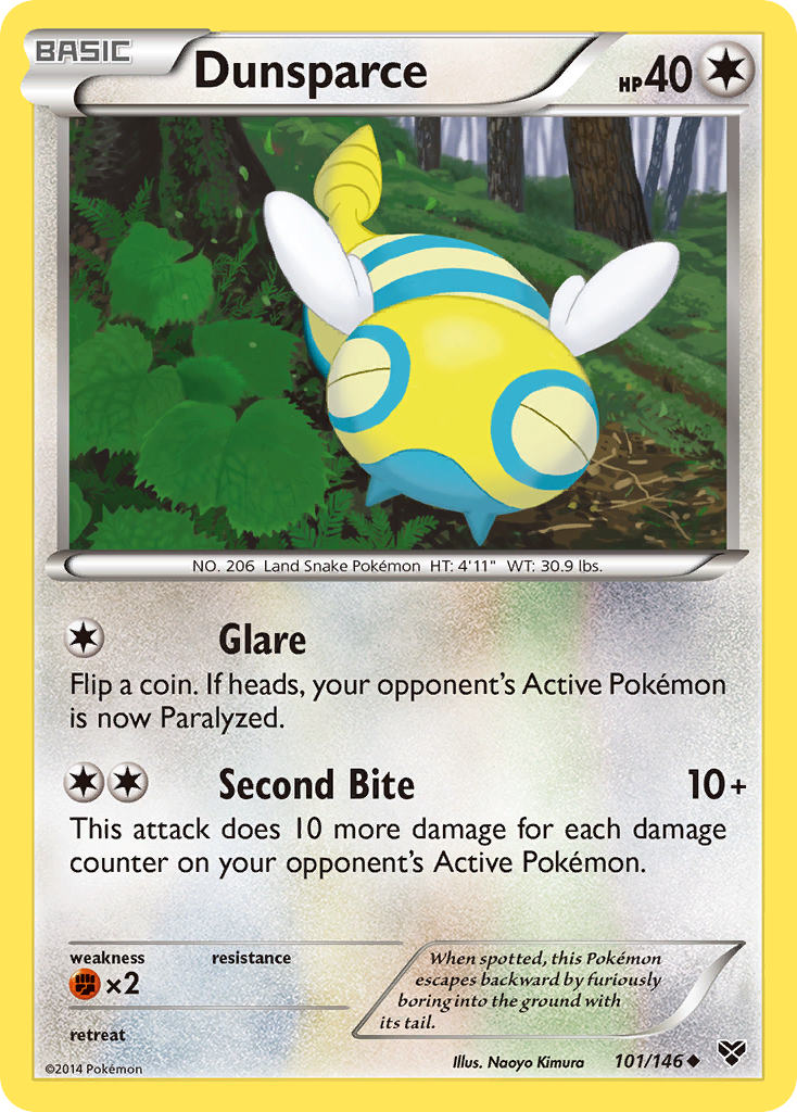 Dunsparce (101/146) [XY: Base Set] | Exor Games New Glasgow