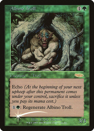 Albino Troll [Friday Night Magic 2002] | Exor Games New Glasgow