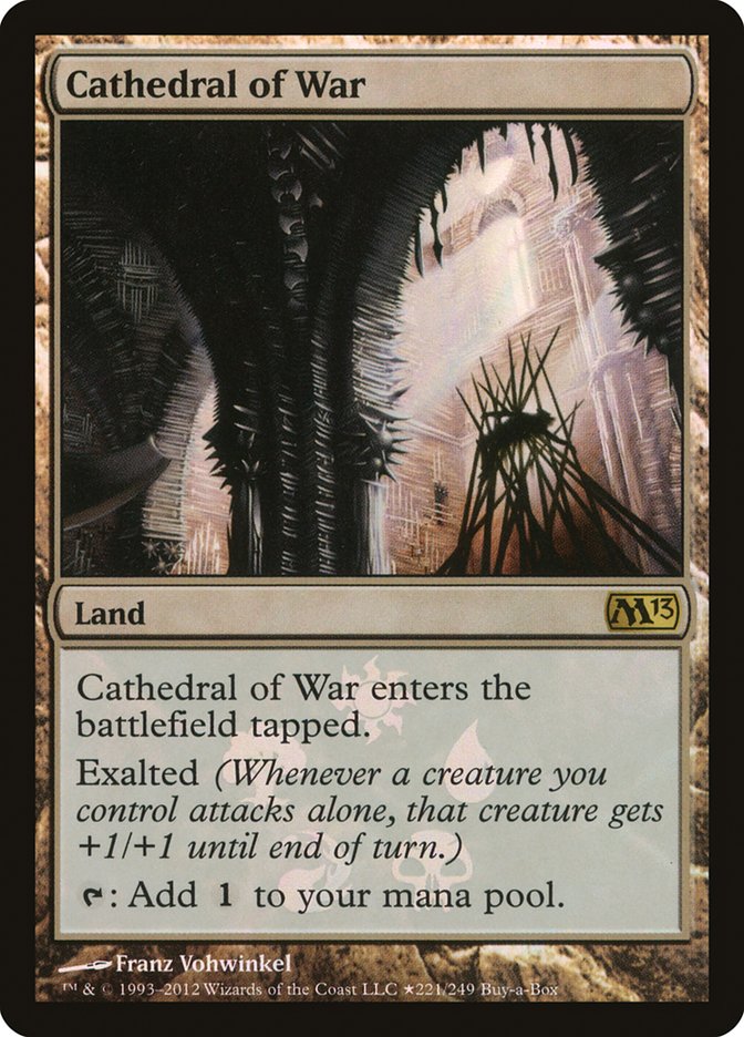 Cathedral of War (Buy-A-Box) [Magic 2013 Promos] | Exor Games New Glasgow