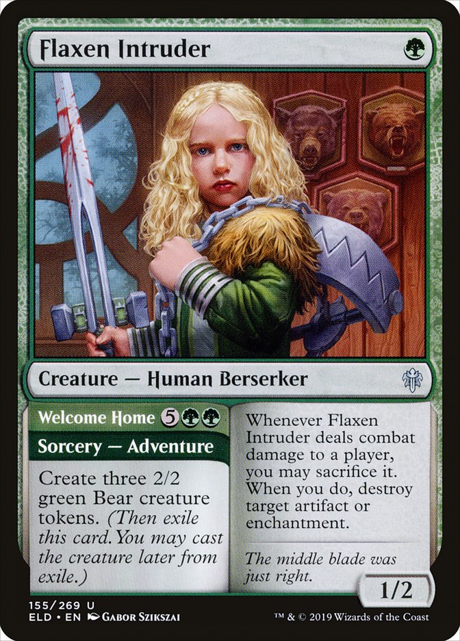 Flaxen Intruder // Welcome Home [Throne of Eldraine] | Exor Games New Glasgow