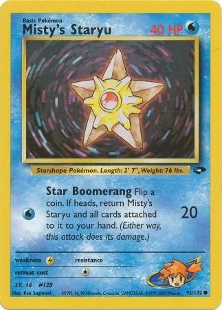 Misty's Staryu (92/132) [Gym Challenge Unlimited] | Exor Games New Glasgow