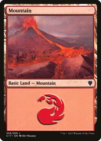 Mountain (306) [Commander 2017] | Exor Games New Glasgow