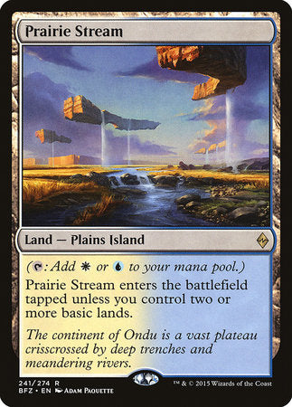 Prairie Stream [Battle for Zendikar] | Exor Games New Glasgow