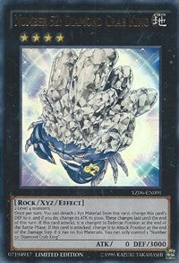 Number 52: Diamond Crab King [YZ06-EN001] Ultra Rare | Exor Games New Glasgow