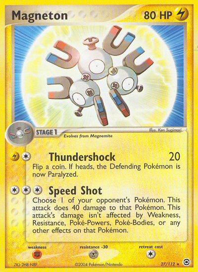 Magneton (27/112) [EX: FireRed & LeafGreen] | Exor Games New Glasgow