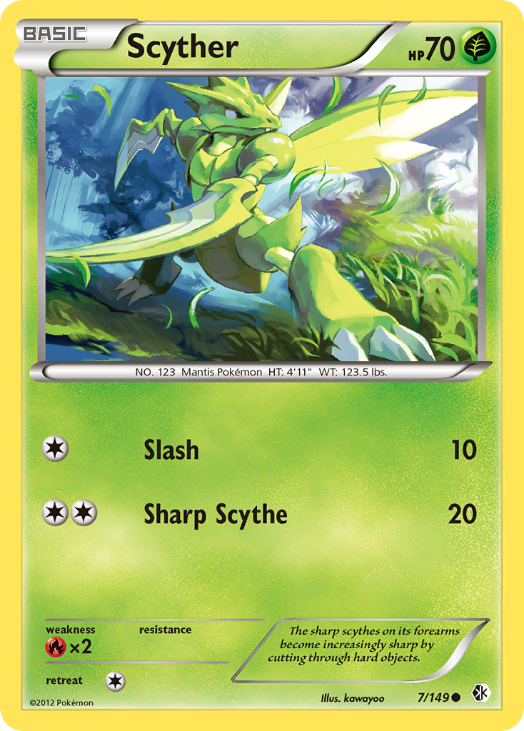 Scyther (7/149) [Black & White: Boundaries Crossed] | Exor Games New Glasgow