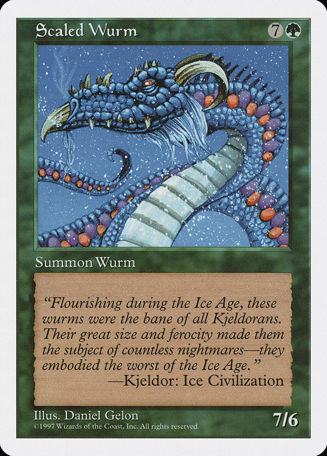 Scaled Wurm [Fifth Edition] | Exor Games New Glasgow