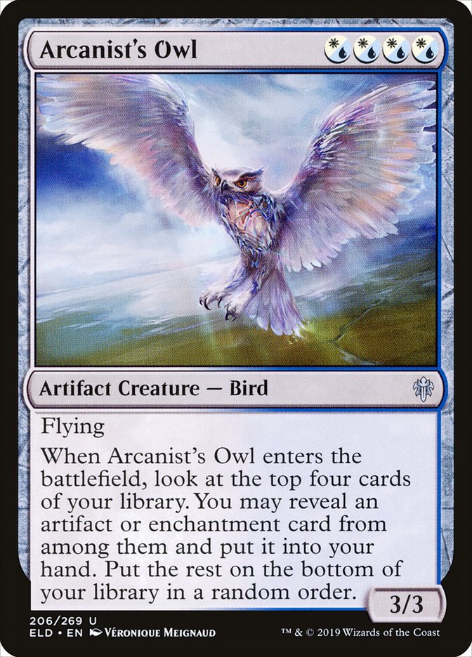 Arcanist's Owl [Throne of Eldraine] | Exor Games New Glasgow