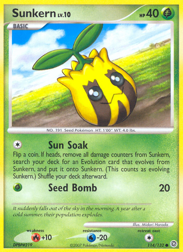 Sunkern (114/132) [Diamond & Pearl: Secret Wonders] | Exor Games New Glasgow