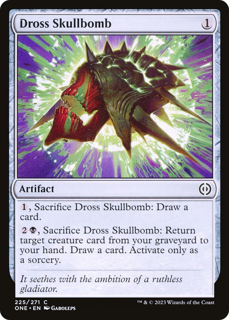 Dross Skullbomb [Phyrexia: All Will Be One] | Exor Games New Glasgow