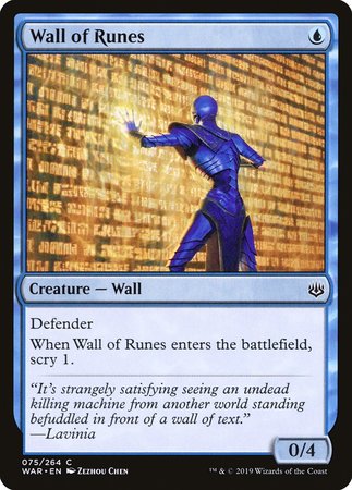 Wall of Runes [War of the Spark] | Exor Games New Glasgow