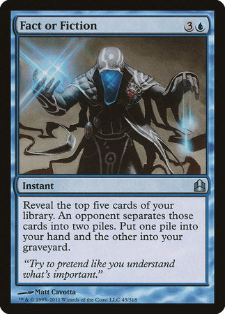 Fact or Fiction [Commander 2011] | Exor Games New Glasgow