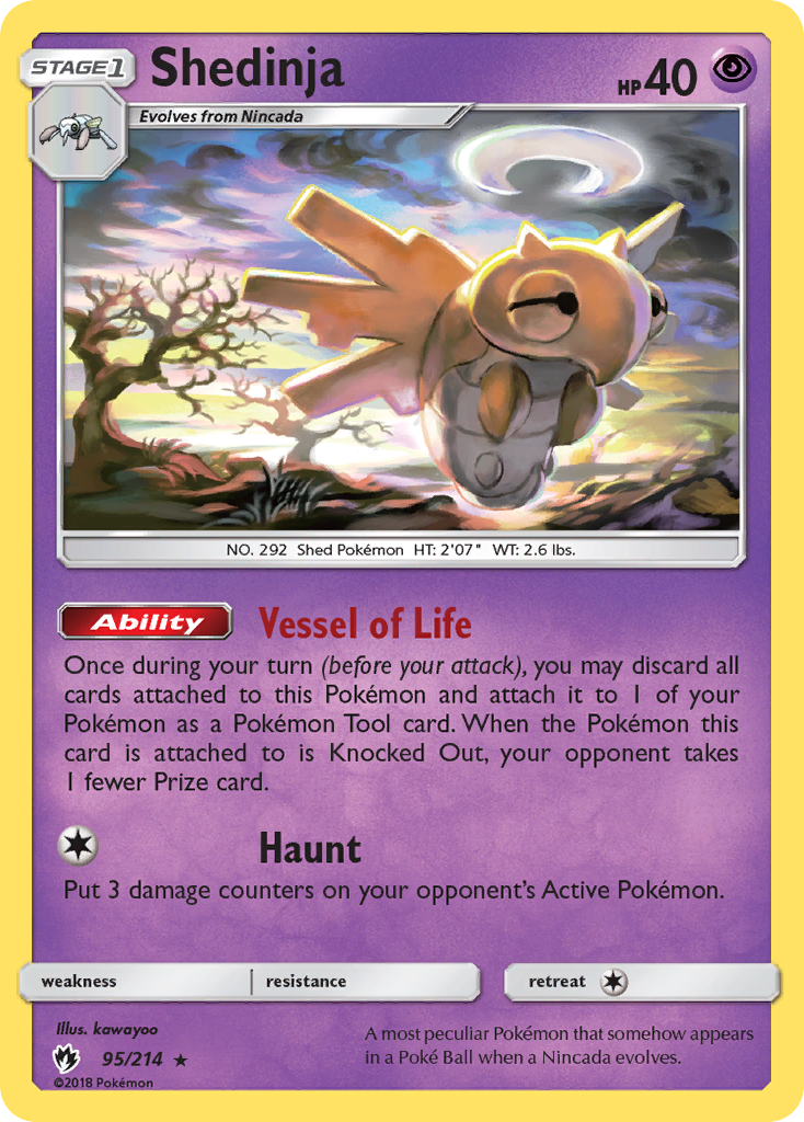 Shedinja (95/214) [Sun & Moon: Lost Thunder] | Exor Games New Glasgow