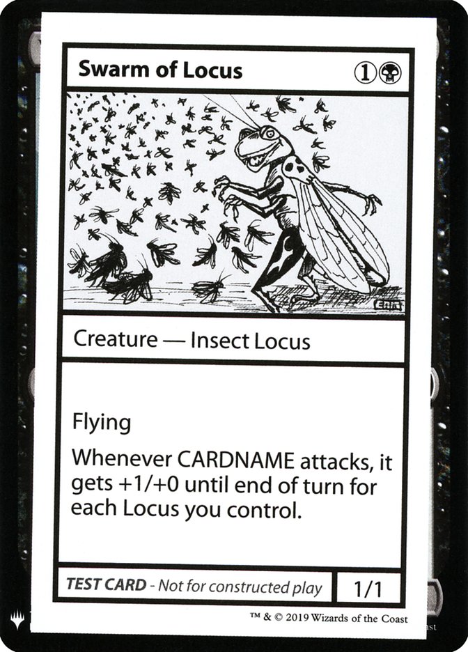 Swarm of Locus [Mystery Booster Playtest Cards] | Exor Games New Glasgow