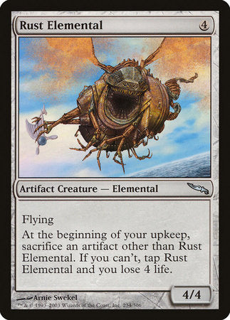 Rust Elemental [Mirrodin] | Exor Games New Glasgow
