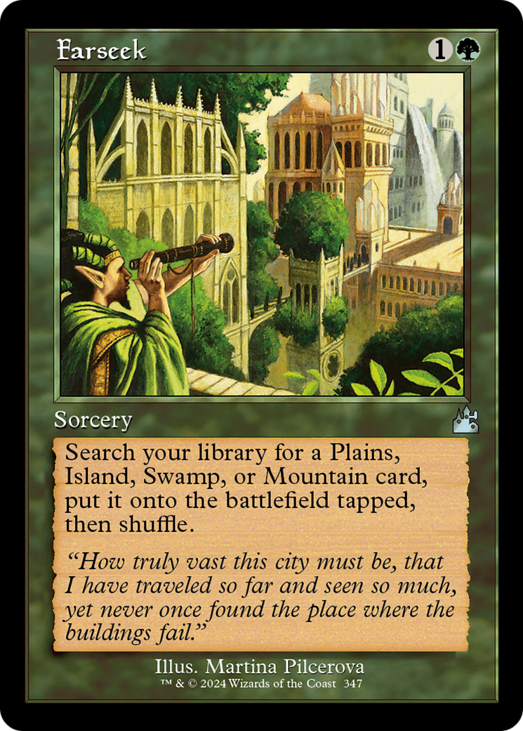 Farseek (Retro Frame) [Ravnica Remastered] | Exor Games New Glasgow